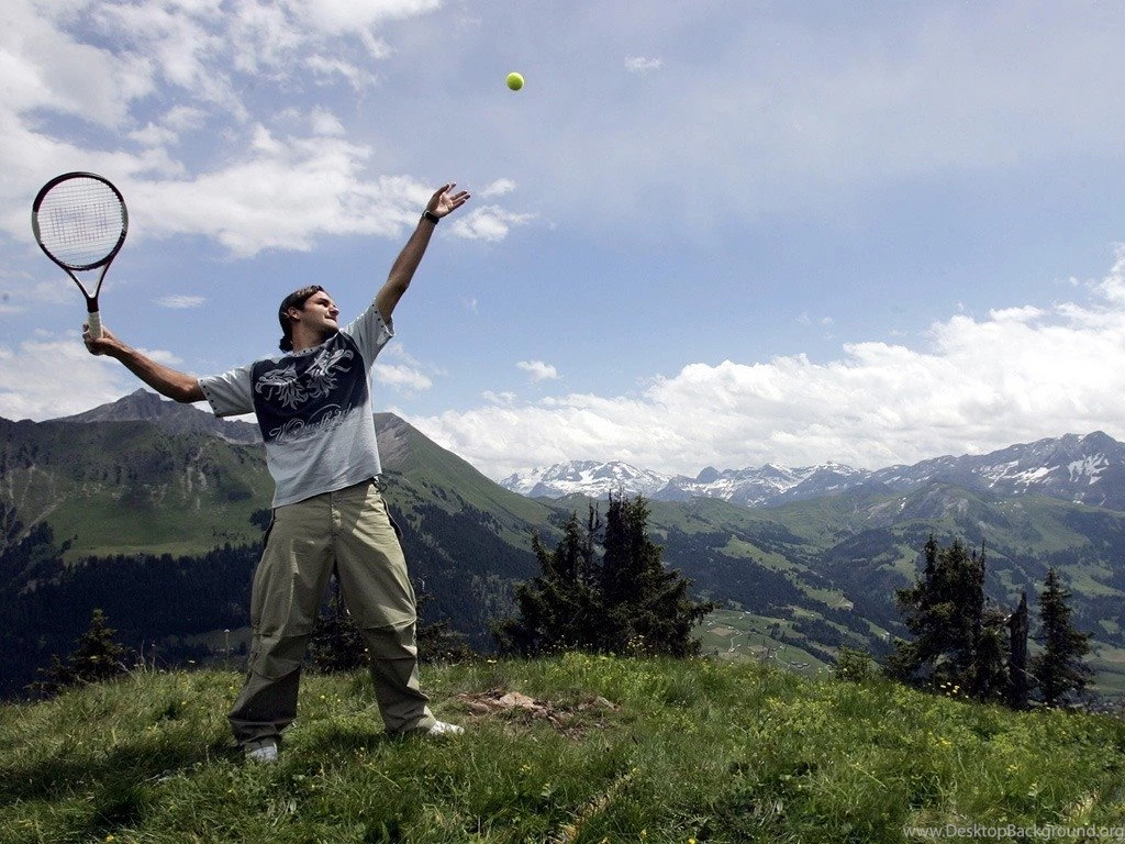 Roger Federer Swiss Alps – BUZZERG