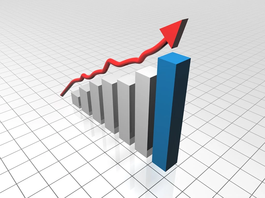 Growth Graph Bar PPT Backgrounds 1024x768 Resolutions, Growth ...