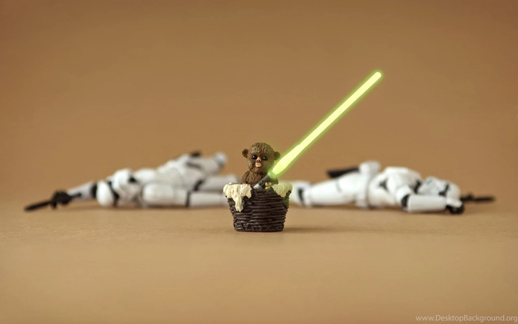 Star Wars, Stormtroopers, Lightsabers, Baskets, Ewoks :: Wallpapers