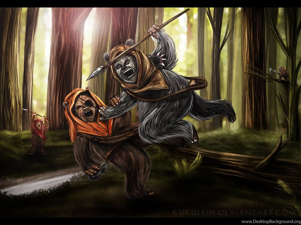 Fighting Ewoks By Kukulein On DeviantArt