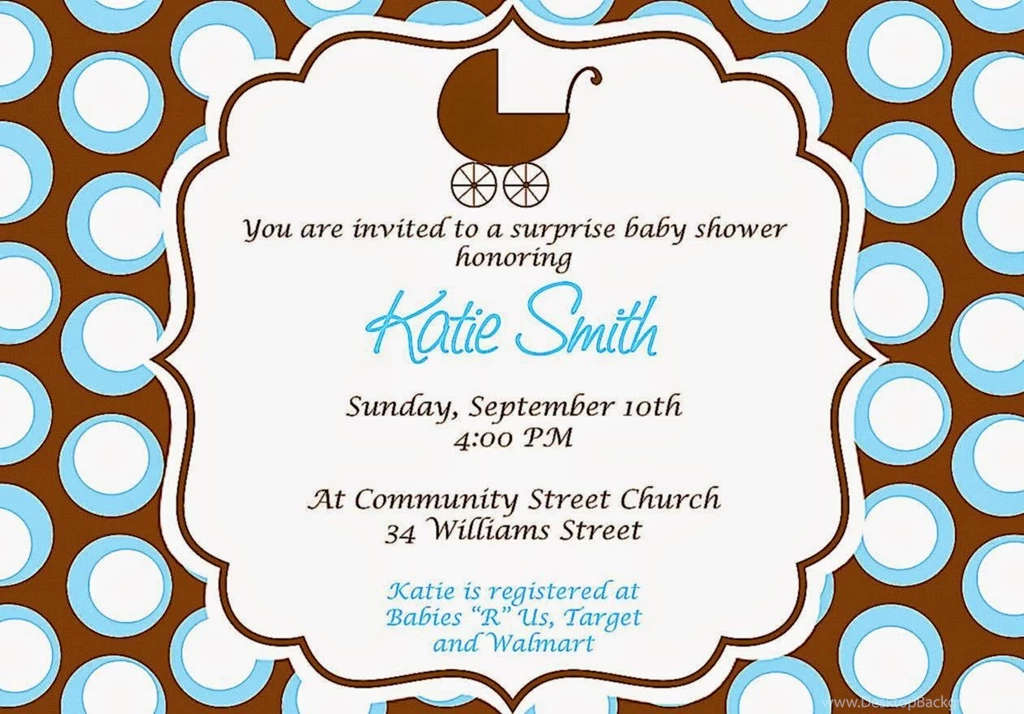 Baby Shower Backgrounds For Boys