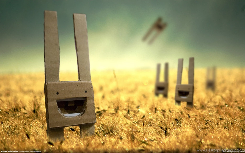 Sun Cardboard Grass Green Happy Wallpapers (
