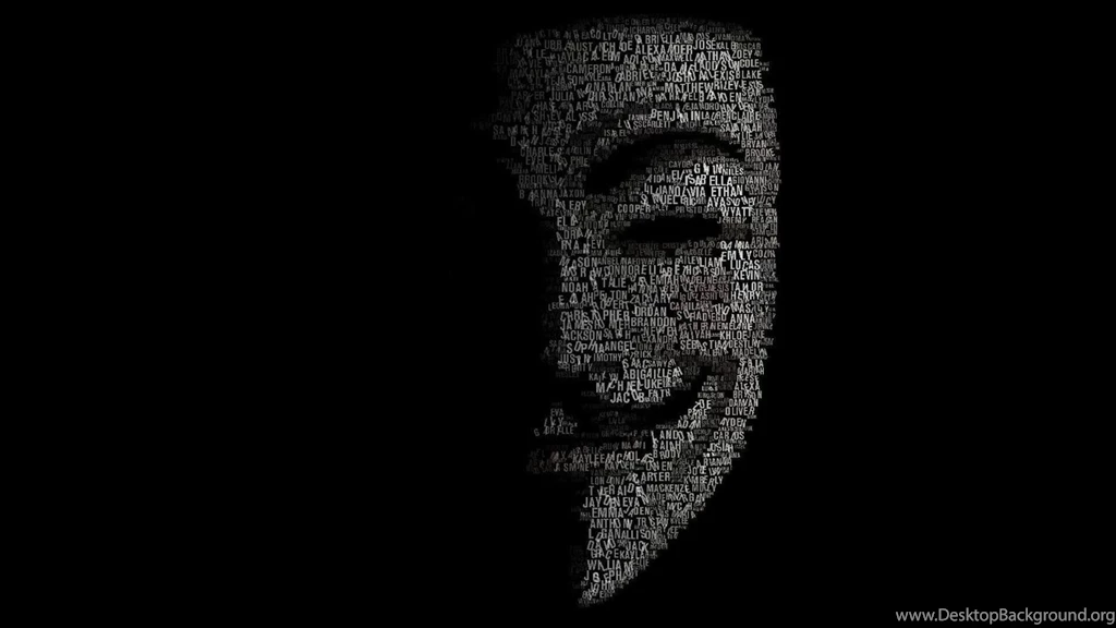 1280x720 Hacker, Background, Anonymous, Mask, Anonymous, Words ...