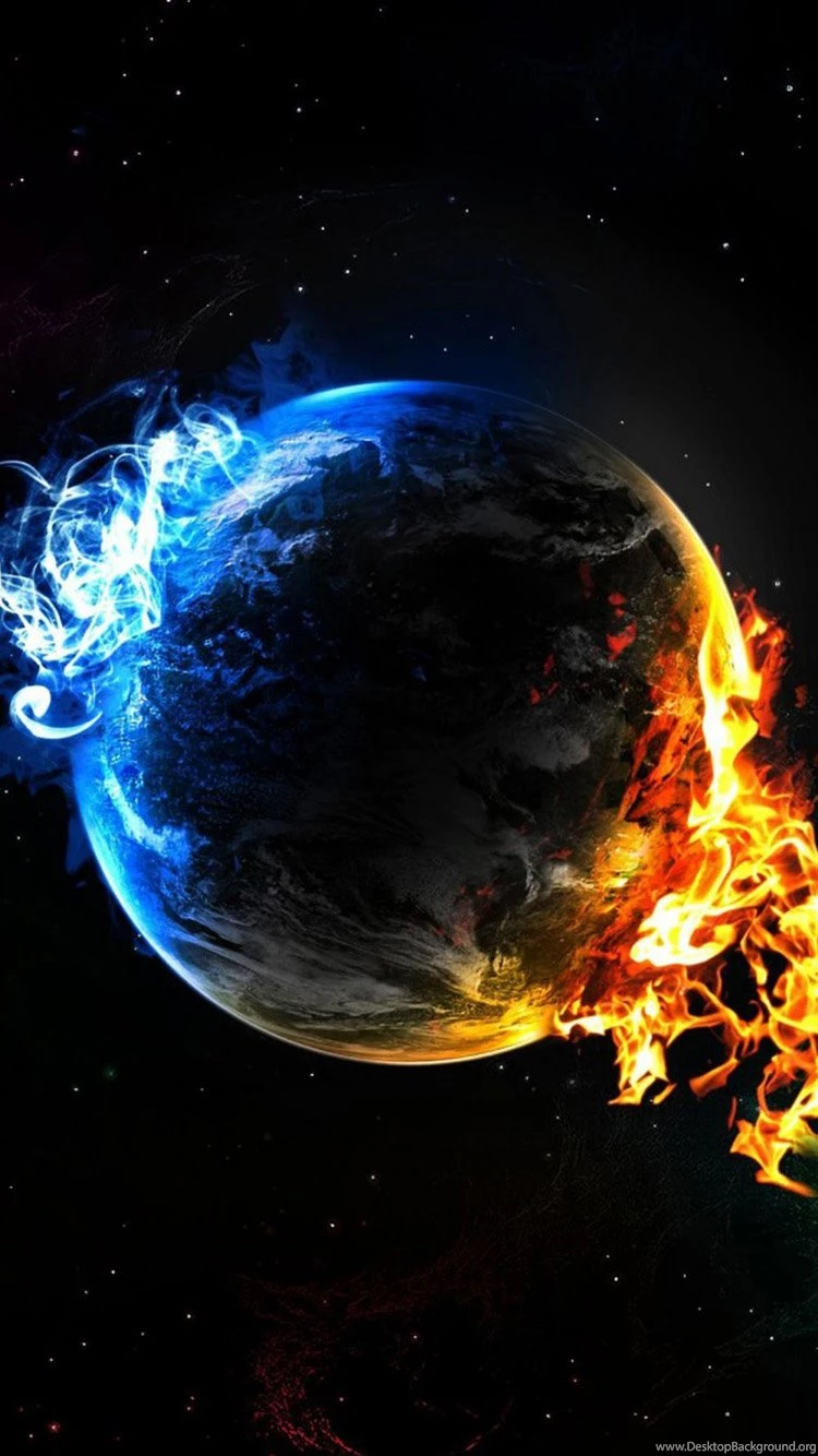 Fire Earth iPhone 6 Wallpapers