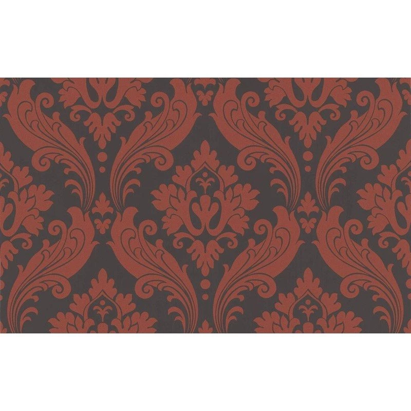 Orange Damask Wallpapers