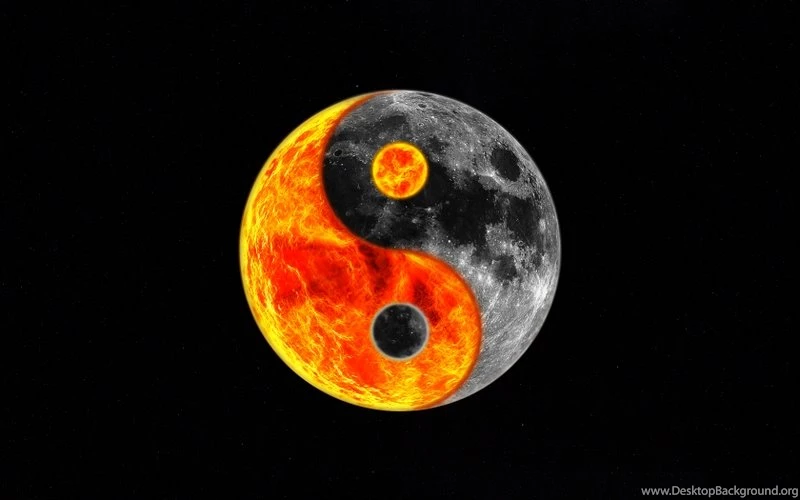 Moon,yin Yang Moon Yin Yang Photomanipulations 1680x1050 Wallpapers ...