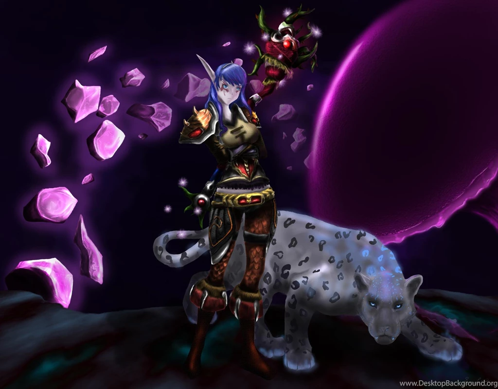Night Elf Hunter In Deepholm Wallpaper,deepholm HD Wallpaper,night ...