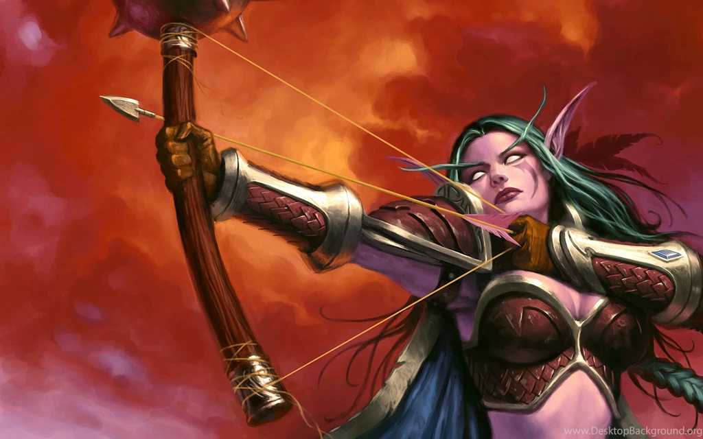 Wallpapers Jillian World Of Warcraft Trading Card Game Elf Bow ...
