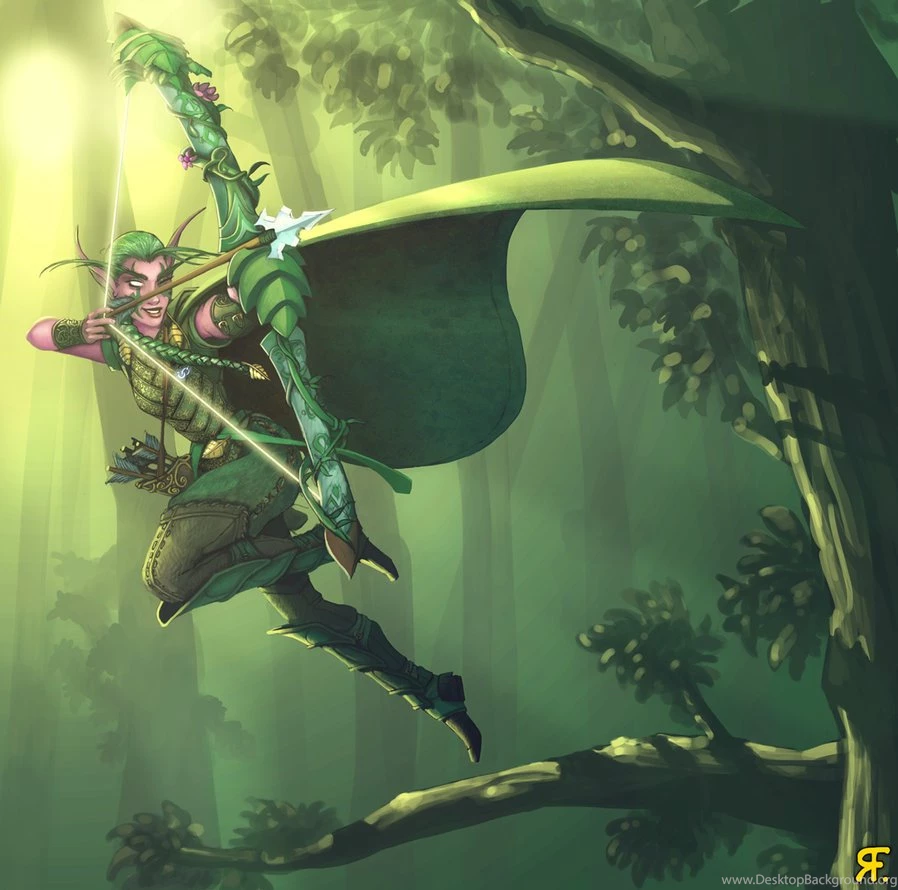 More Night Elf Hunter Finish By RobertFriis On DeviantArt