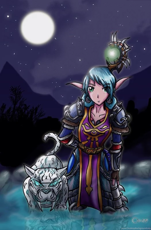 Night Elf Hunter By Cin Skywind On DeviantArt