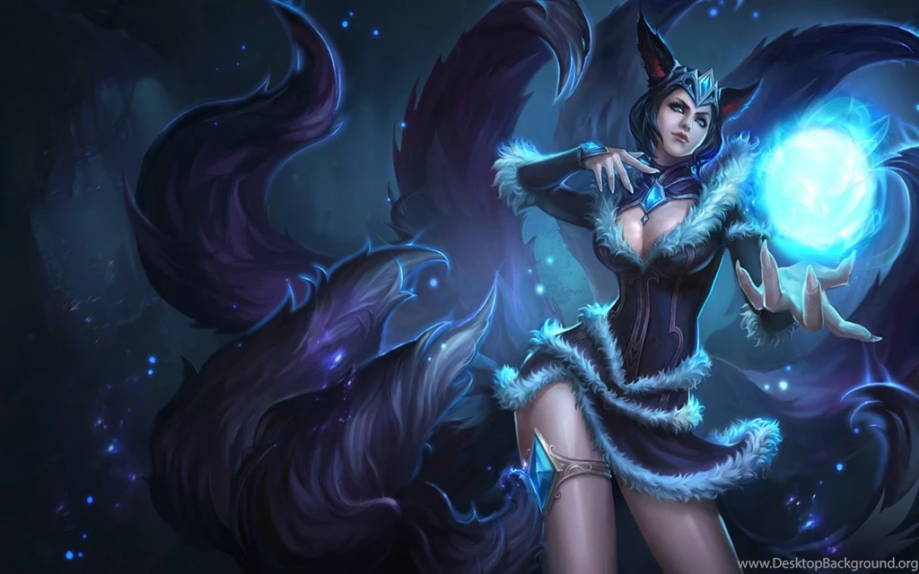 Ahri The Nine Tailed Fox Wallpapers