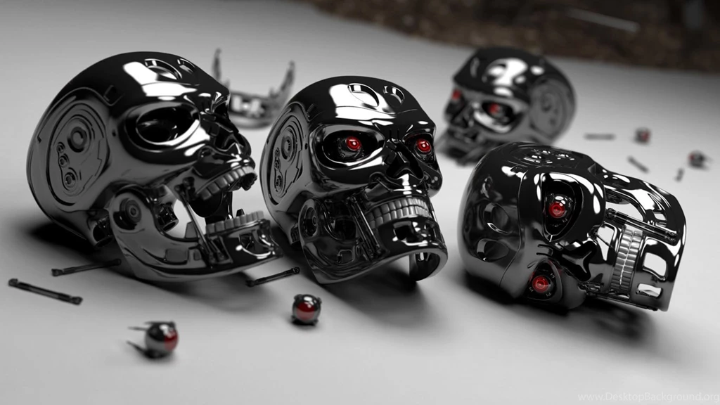 3d Robot Head Desktop Wallpapers