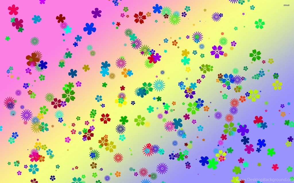 Colorful Flowers Desktop