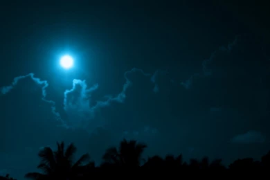 Scary Blue Moon Backgrounds