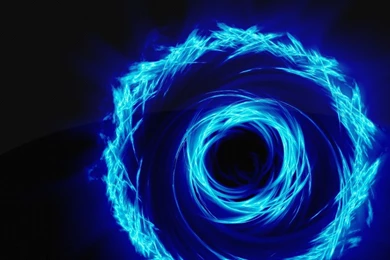 Download Wallpapers 2560x1440 Spin, Spiral, Neon, Light Mac iMac 27 ...