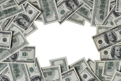 Download Wallpapers 1920x1080 Dollars, Frame, Money, White ...