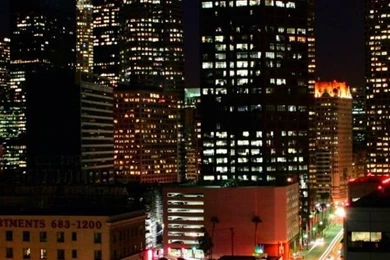 Los Angeles Lights iPhone 5s Wallpapers Download