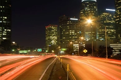 Download Wallpapers 750x1334 City, Night, Lights, Road, Los Angeles ...