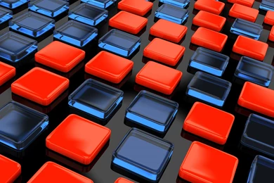 Desktop Wallpapers · Gallery · 3D Art · Glass Tablets