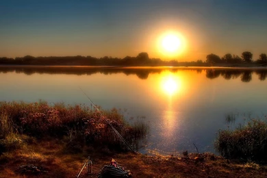 Sunset Fishing >> HD Wallpaper, Get It Now!