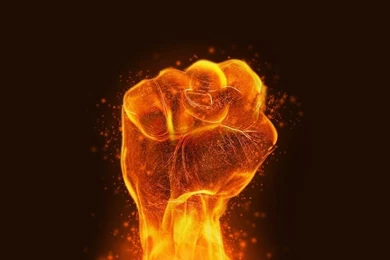 Fire Fist Power Tablet Phone Wallpaper Backgrounds   Album Art For ...