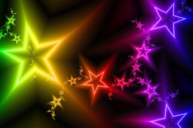 Download Wallpapers 1920x1080 Stars, Light, Colorful, Abstract Full ...