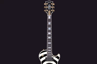 Black And White Gibson Guitar iPhone 4 Wallpapers (640x960)