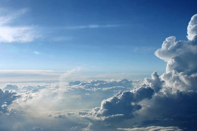 IWallpapers   Beautiful Blue Clouds Wallpapers