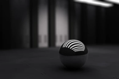 3D Black Ball Wallpapers