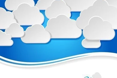 Business Social Template With Cloud Backgrounds 04   Vector ...