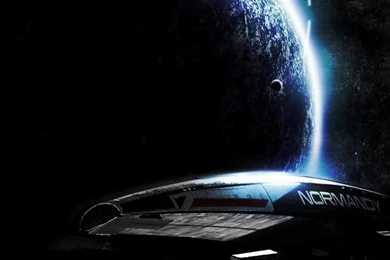 Download Wallpapers 1080x1920 Mass Effect 3, Ship, Earth ...