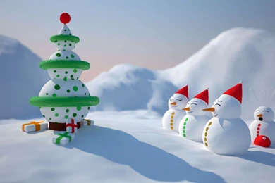 Christmas snowman wallpaper HD1.jpg