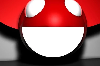 Download Deadmau5 Red 3D Render Wallpapers For iPhone 4