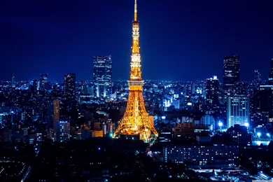 Tokyo Tower At Night Japan Wallpaper.jpg