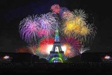 Paris Fireworks 2015 HD Wallpapers