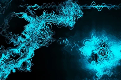 Blue Neon Waves Wallpapers   Abstract Wallpapers