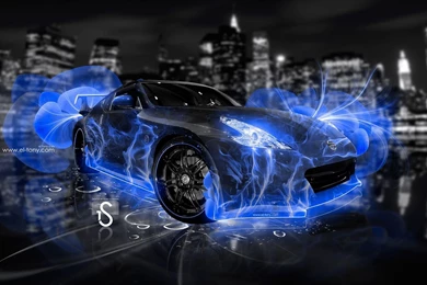 Nissan 370Z Abstract Flowers 2013 « El Tony