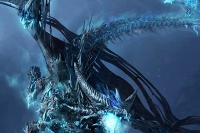Download Wallpapers 640x960 World Of Warcraft, Dragon, Cold ...