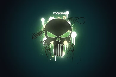 Download Graffiti Punisher Skull Wallpapers 1440x900