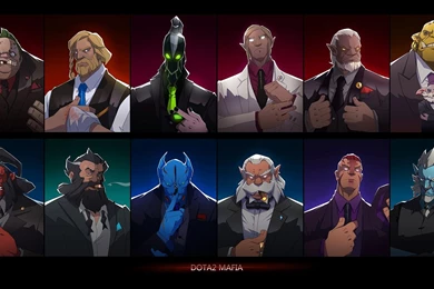 Dota 2 Mafia Team Wallpapers