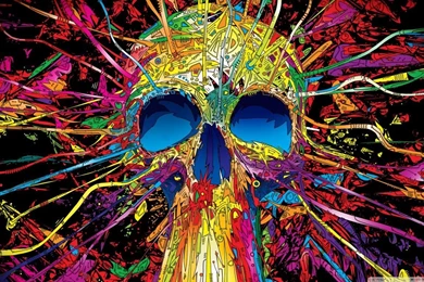 Colorful Skull HD Desktop Wallpapers : High Definition : Mobile