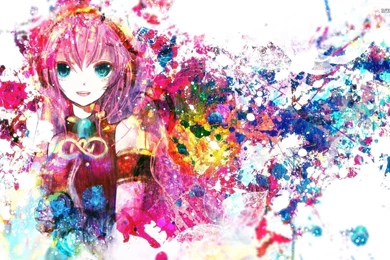 Paint Splash Of Megurine Luka   Vocaloid Wallpapers   Anime ...