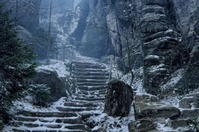 HDscreen: The Elder Scrolls V: Skyrim Mountains Rocks Snow ...