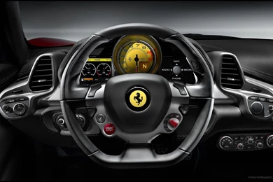 Ferrari 458 Italia Interior Wallpapers