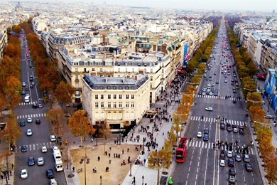 Champs Elysees Paris France Wallpapers