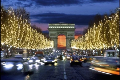 Arc De Triomphe , Paris , France Wallpapers Mural