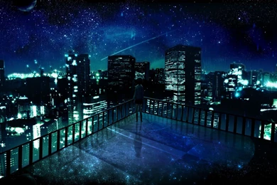 Anime Cityscape Wallpapers