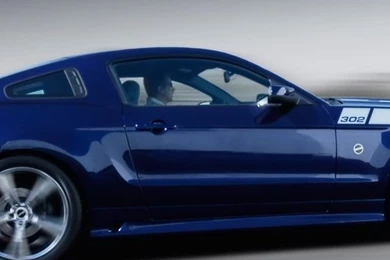 Blue Mustang iPhone 5 Wallpapers