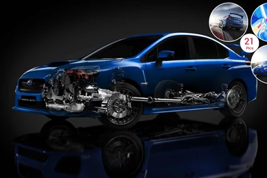 2015 Subaru WRX STI Chassis   Phantom View
