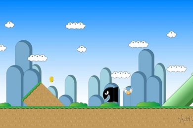 Retro Games Super Mario World Wallpapers